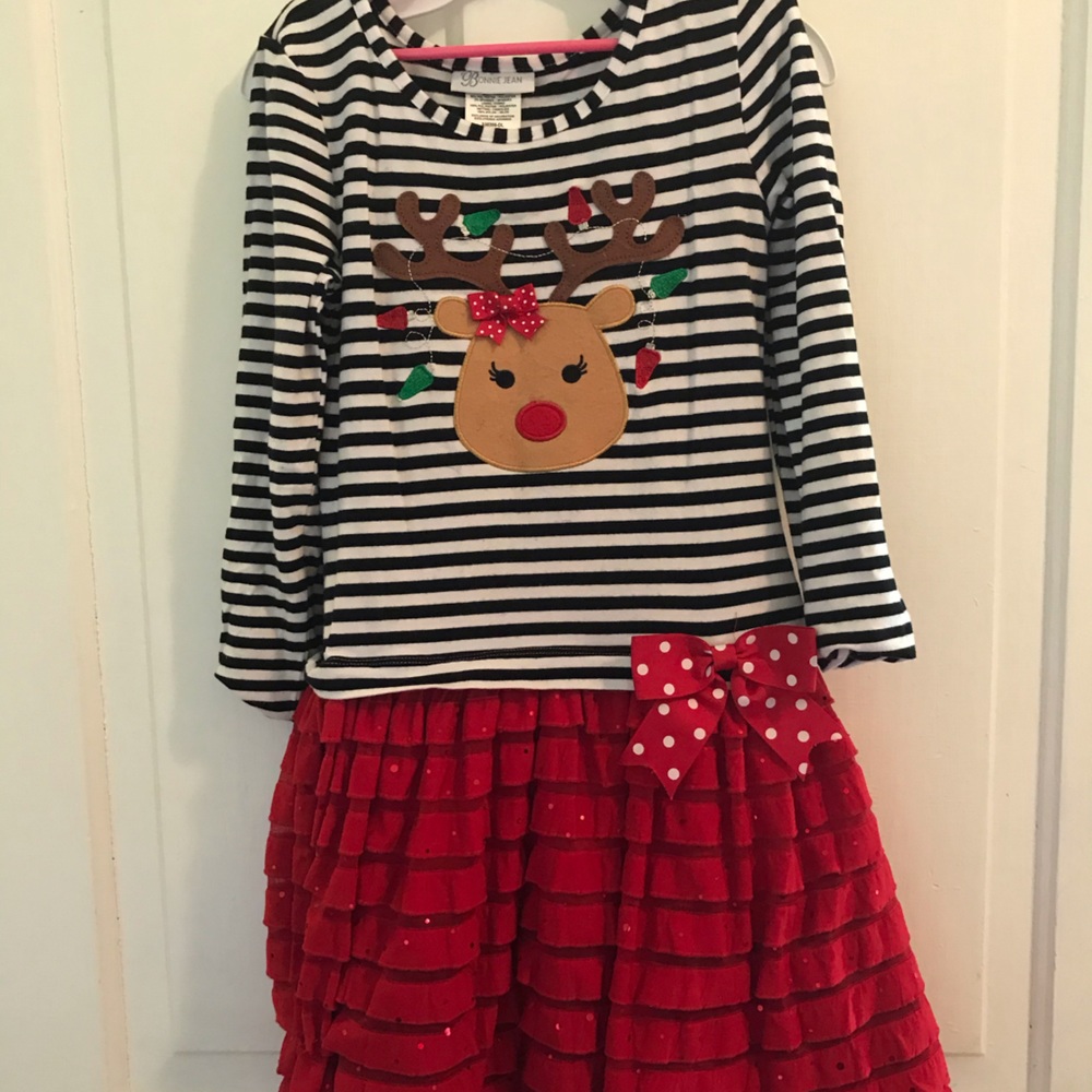 Bonnie Jean Reindeer Dress